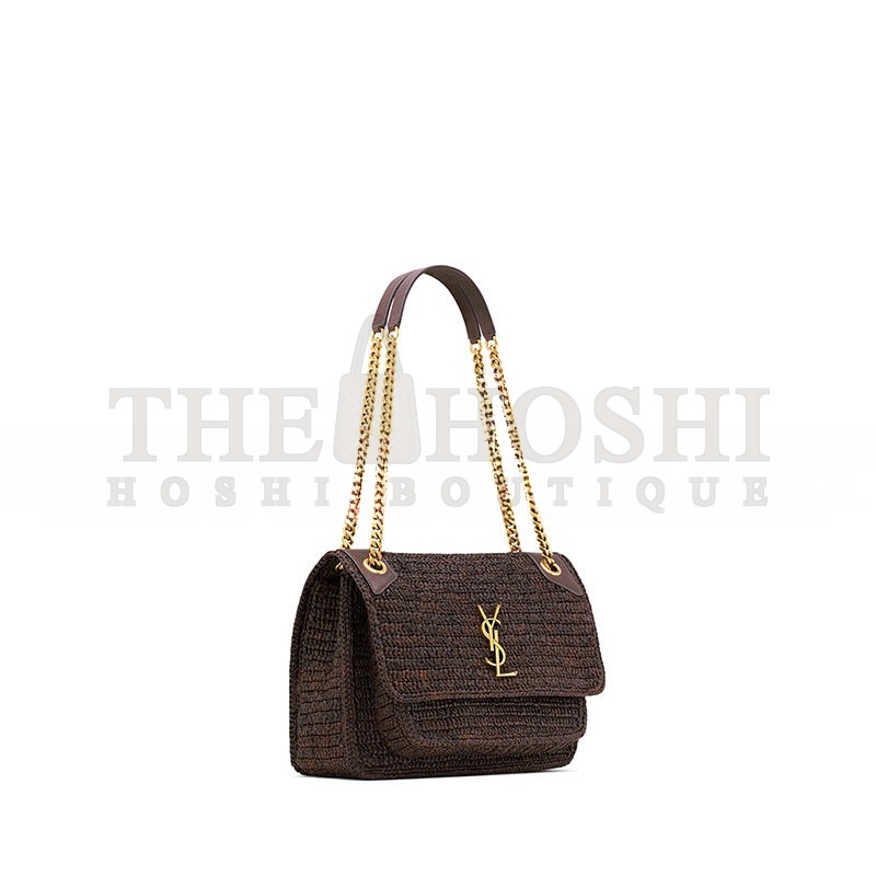 Y51 NIKI MEDIUM RAFFIA BAG 838875GAAFO1861 (28*20*8.5cm) Master Quality
